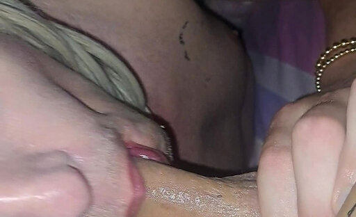 sissy sucks a strangers dick