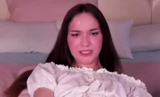 Shemale cum White dress