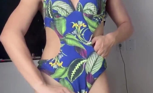 one piece bikini cum