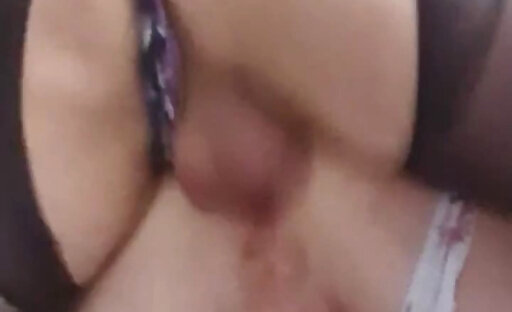 Anal fuck and cum on stockings