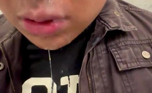 DOMINANT LADYBOY THROAT FUCK