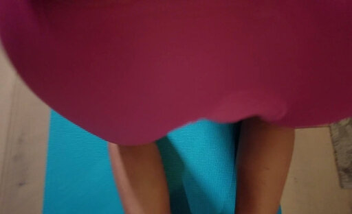 Blonde Yoga Slut Had A Cock