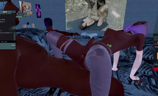 Horny girl relax