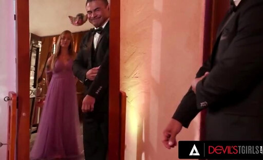 DEVILS TGIRLS - Cheater Bangs Her Future Wifes Trans BFF Before Wedding