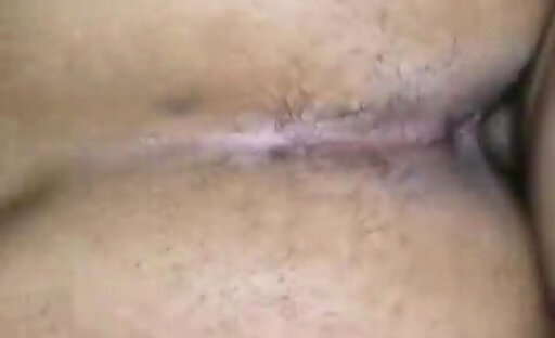 Enjoying myself in the trans man's pussy.