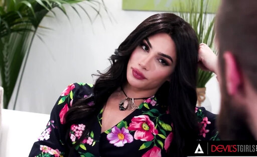 Hot Trans Gets Her Asshole Pounded By A Big Cock