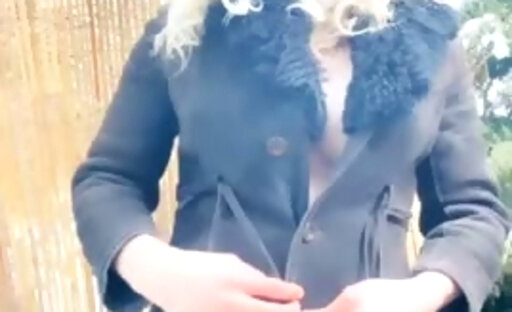 Fun in snow while i might get caught