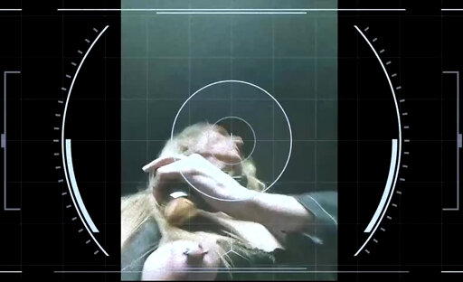 Horny night out with controlled plug, bounded tits