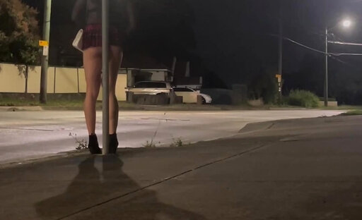 asian femboy learns to be a streetwalker