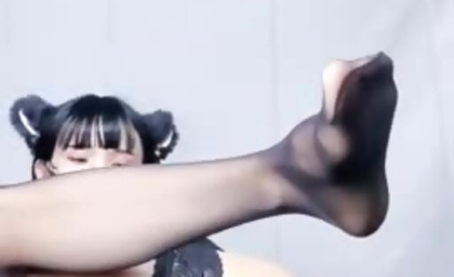 Singaporean Sissy gaping on large anal plugs