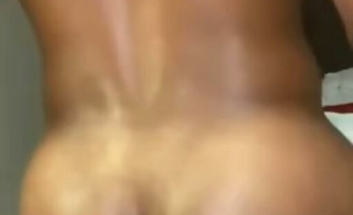 Ebony Ts with a Huge Cock destroys his bussy