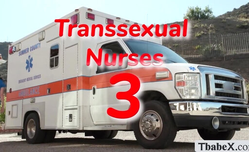 Trans nurse gives co worker blowjob instead of jerking