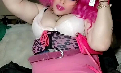 Crossdresser Smoking - cdChloe