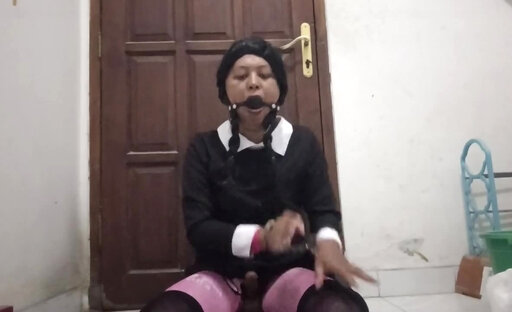 School Sissy Uniform Milking Masturbation