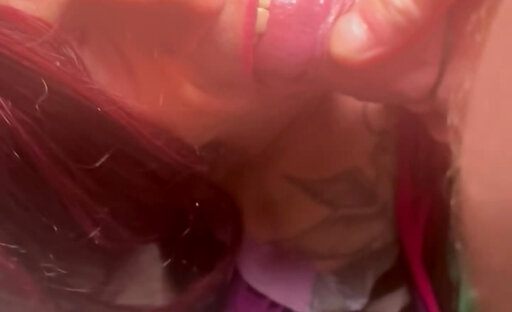 Taking thick cock deeply