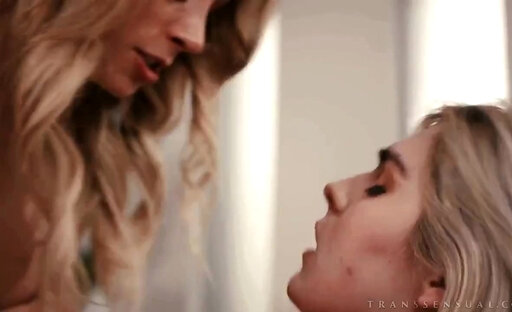 Sexy Blonde TS Give Her Friend A Fantastic Massage Session