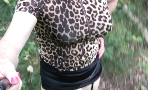 Small cock Hollycd1 no panties on out for a walk