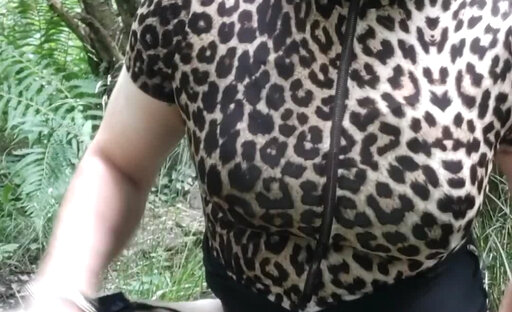 CD Holly has a piss in the woods