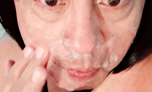 Miguel amigo de mi esposa  se viene en mi cara !