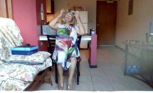 Sara in new dress