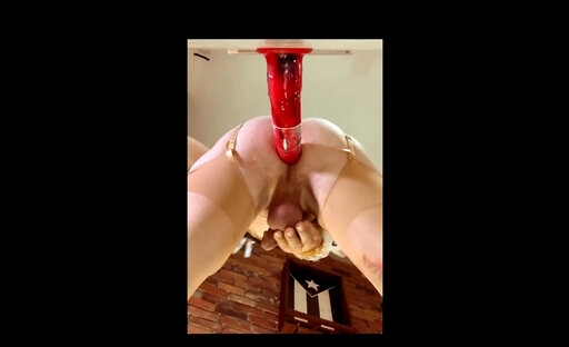 cute shemale fucking anal dildo