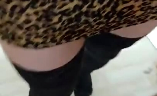 kitty in leopard dress fucked hard by chubby daddy xhcI