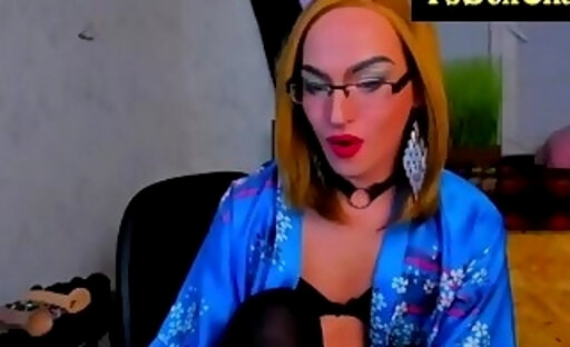 glbuttesed tranny in hot outfit jaks cock