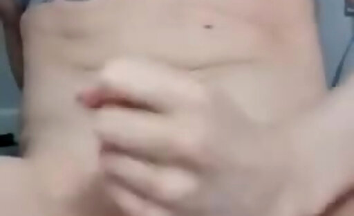 wanking her cock