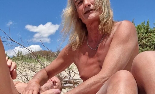 Sex Show Stripchat, Nudist Beach, Shemale and Guy, Gigi and Dave 17-05-2025, P4
