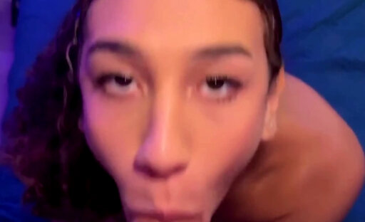 Really Cute TGirl BJ and Frotting