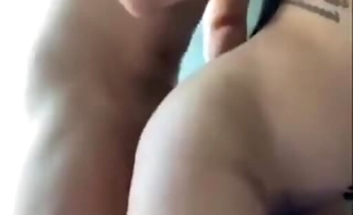 Handsfree cum from behind