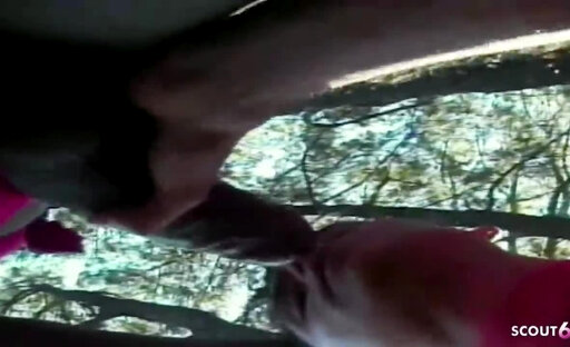 Black Shemale with a Huge Cock Fucked Outdoors by Guys