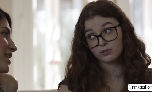 Fucking my nerd chubby neighbor in my house