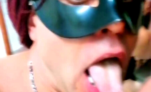 Amateur Italian Crossdresser Redhead suck