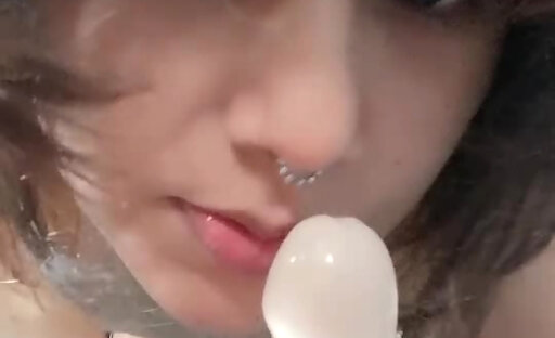 Blowjob and dildo