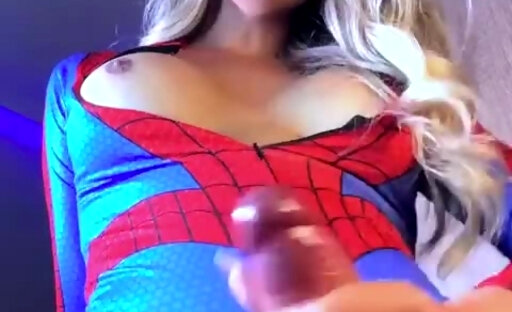 Superwoman cums