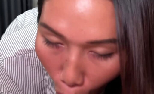 Perfect Asian Trans Riding And Getting Creampied