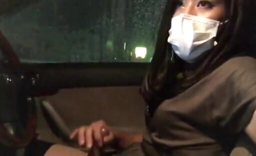 Japanese CD faps in car(who‘s she)