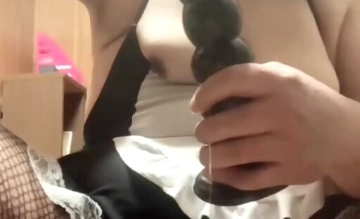 Maid maki japanes anal slave