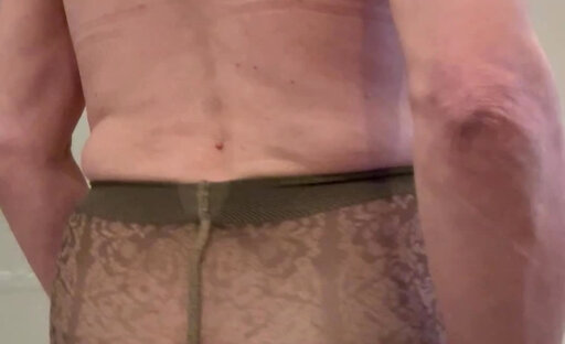 Mature Shemale striptease