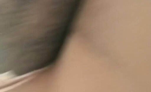 Ebony CD Qveen Kennedi Kane strokes her cock walking around local motel