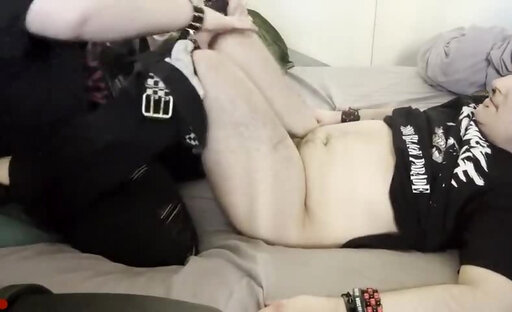 emo ftm boys clothed dry hump kiss and play with each other