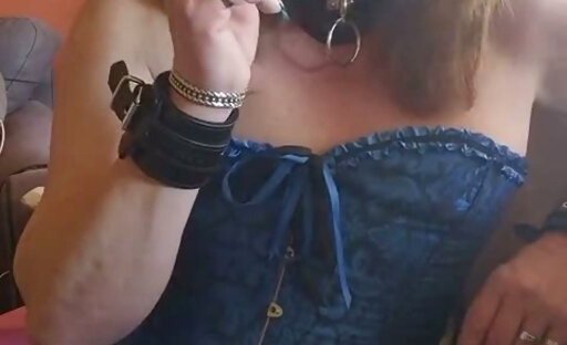 Enjoying a cigarette