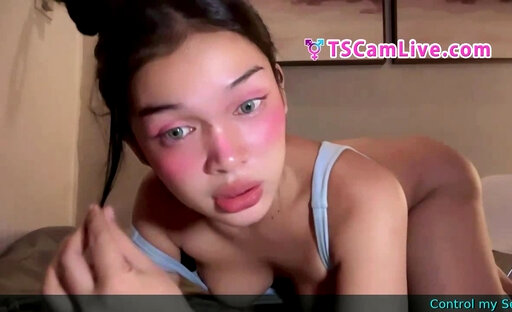 Beautiful Young TS gets horny Part 1