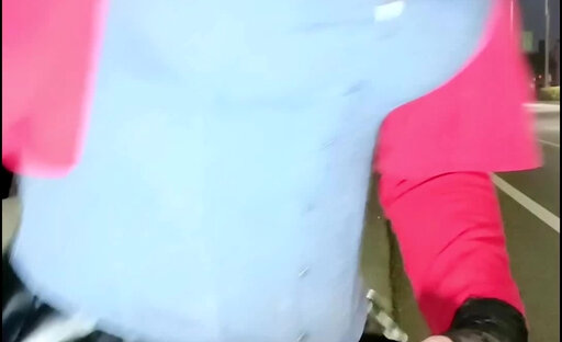 Caught live on the roadside for the first time, spanked and played with dick .22. (@15:28)