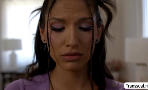 Letting my TS friend use my pussy as a sex toy