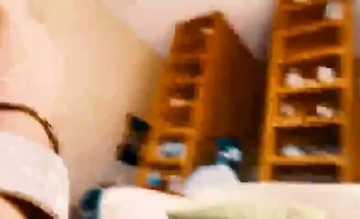 Huge jugs blonde tranny painalized and loves it