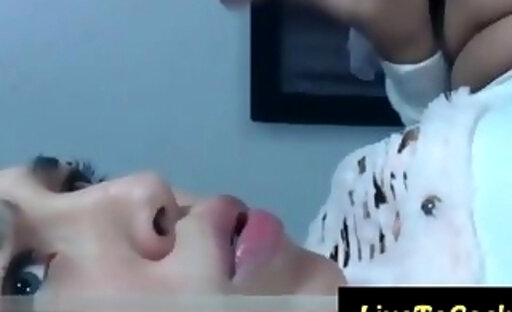 damn sexy mexican heshe self licking on live webcam 3