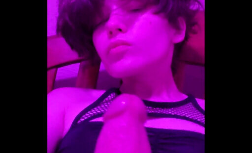 1&#x2F;2 Goth femboy masturbate