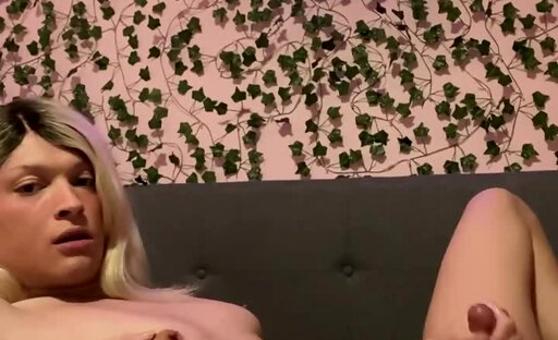 2&#x2F;4 Horny blonde masturbate